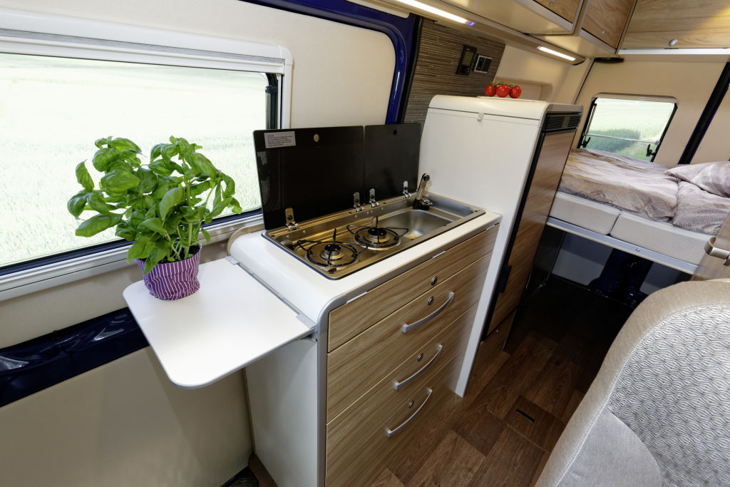 HYMERCAR Grand Canyon S auf Mercedes-Benz Sprinter Basis - Interieur ; HYMERCAR Grand Canyon S on Mercedes-Benz Sprinter Base - Interior;