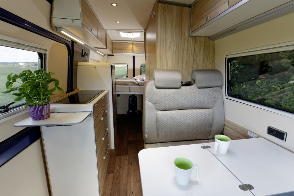 HYMERCAR Grand Canyon S auf Mercedes-Benz Sprinter Basis - Interieur ; HYMERCAR Grand Canyon S on Mercedes-Benz Sprinter Base - Interior;
