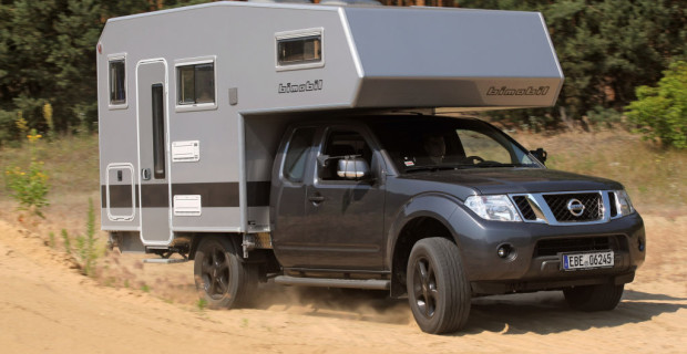 Pick-up mit Wohnkabine von Bimobil.