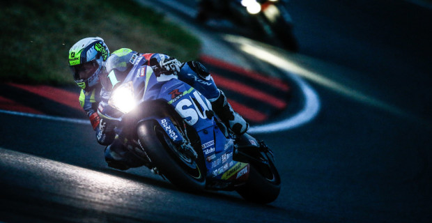 Motorrad-Langstrecken-WM: GSR-X 1000 des Suzuki-Endurance-Racing-Teams (SERT) beim Finallauf in Oschersleben