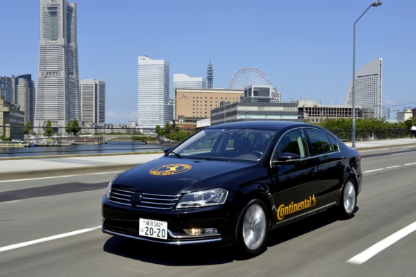 Continental testet automatisiertes Fahren auf öffentlichen Straßen in Japan. Continental testet automatisiertes Fahren auf öffentlichen Straßen in Japan