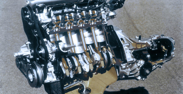 Fünfzylinder-Benzinmotors von Audi von 1976