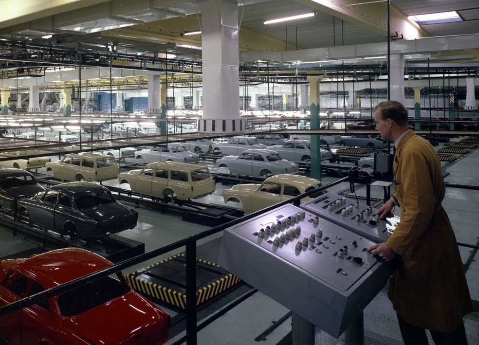 Amazon-Produktion bei Volvo in den 1960er-Jahren