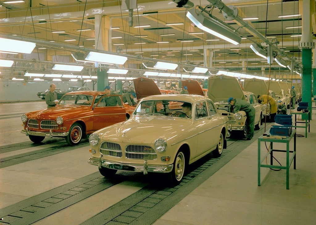 Volvo P 120 Amazon (1957–1970): Produktion