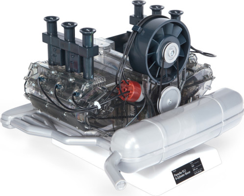 Porsche-Boxermotor als Funktionsmodellbausatz von Franzis im Maßstab 1:4