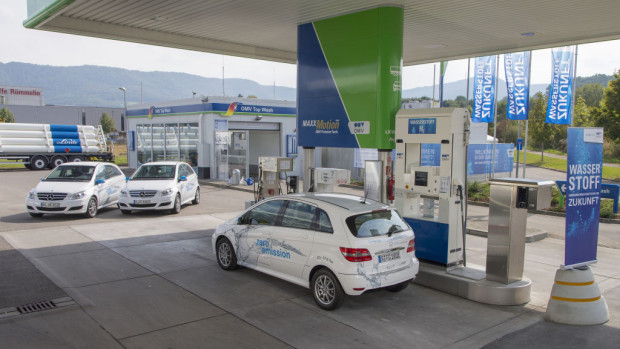 Wasserstofftankstelle in Metzingen.