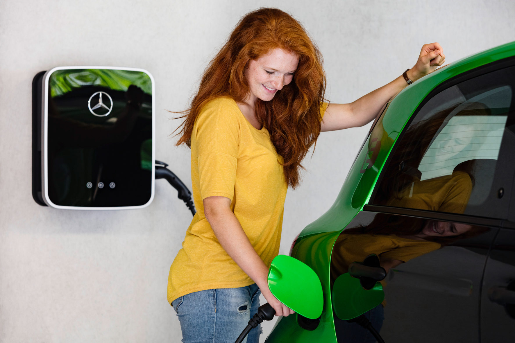 Da macht das Tanken Spaß: Mit einem neuen Schnelllader ist der Smart Electric Drive in rund 45 Minuten wieder aufgeladen.
