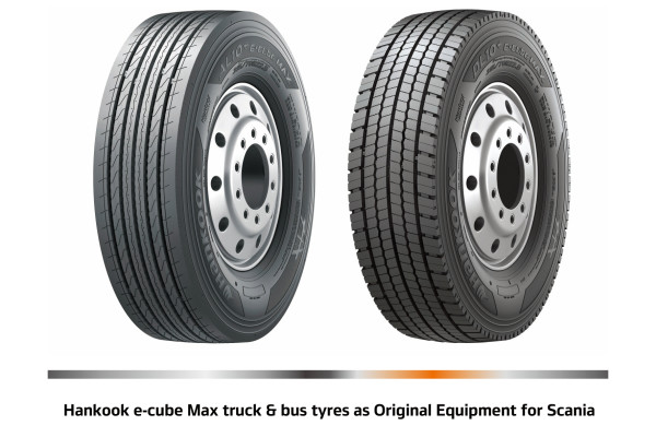 Mit Scania beliefert Hankook nun ein weiteres Schwergewicht auf dem europäischen Nutzfahrzeug-Markt mit Reifen für die Erstausrüstung.