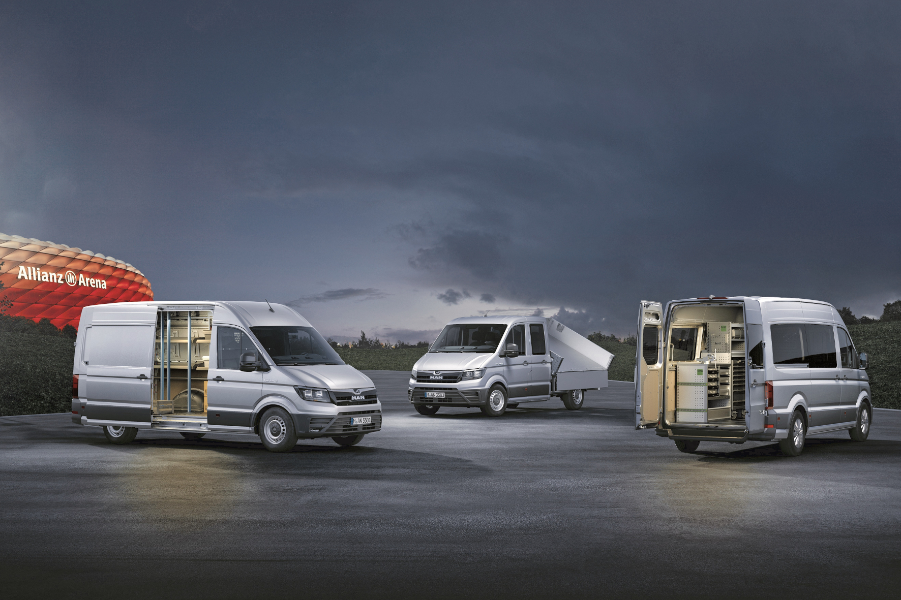 Eng verwandt mit dem VW Crafter: Der MAN TGE feiert auf der Nutzfahrzeug-IAA Weltpremiere.