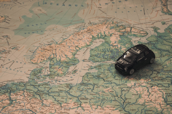 Auto-Landkarte