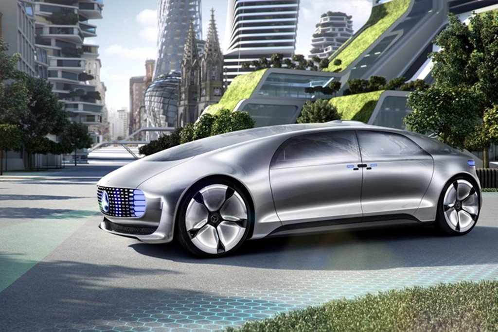 Autonomes Fahren: Studie von Mercedes-Benz.