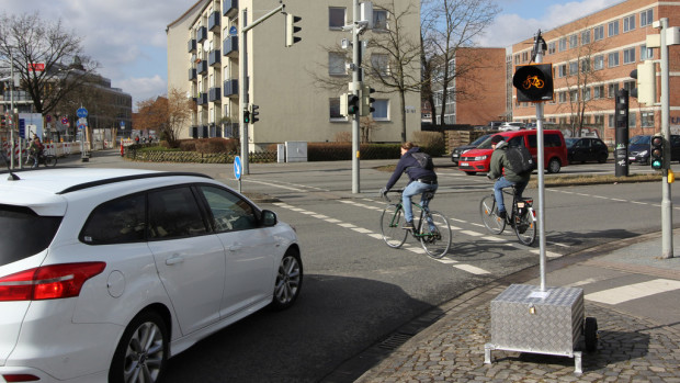 Die Forschungskreuzung in Braunschweig.