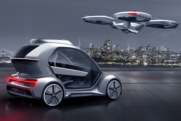 Auto oder Drohne: Wer macht bei der Mobilität von morgen das Rennen?