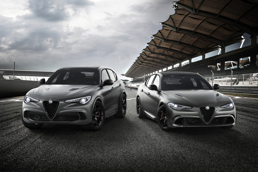 Alfa Romeo Stelvio Quadrifoglio N-Ring und Giulia Quadrifoglio N-Ring.