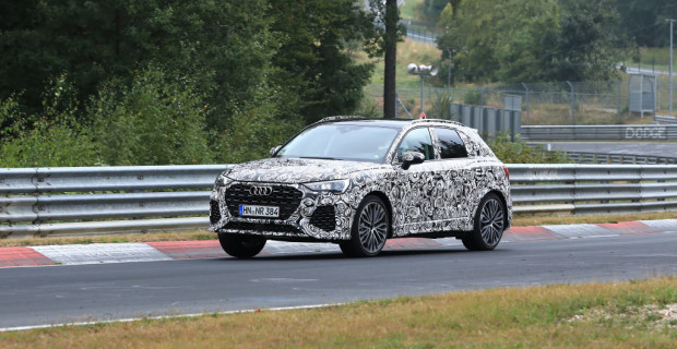 Audi RS Q3 Erlkönig auf dem Nürburgring.