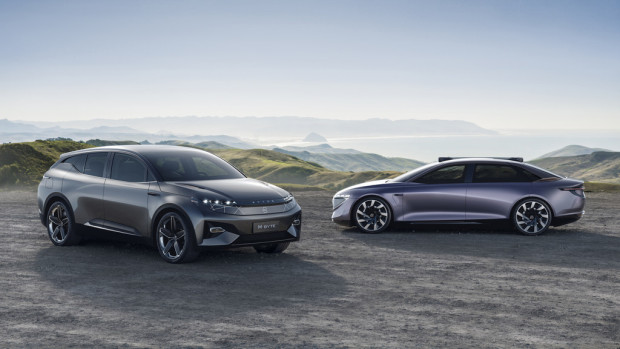 Byton M-Type (links) und K-Type Concept.