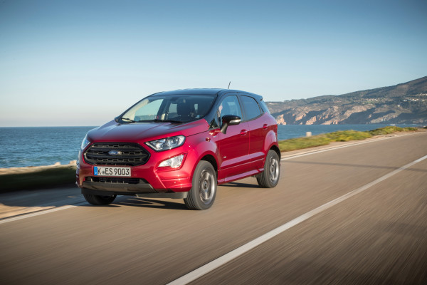 Knuffiges Mini-SUV: Die hohe Gürtellinie lässt den Ford EcoSport etwas pummelig wirken.