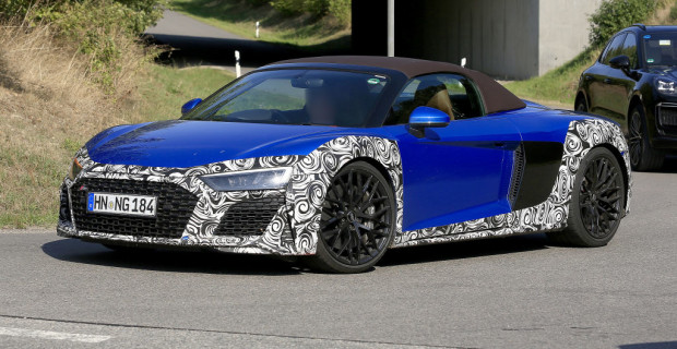 Audi R8 Spyder Facelift Erlkönig.