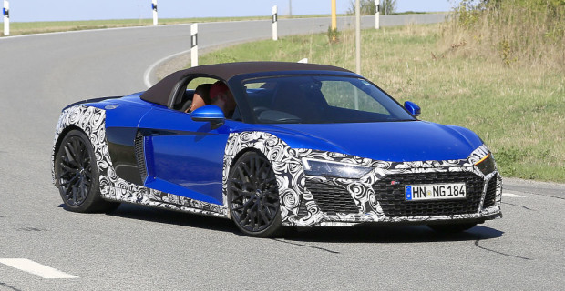 Audi R8 Spyder Facelift Erlkönig.
