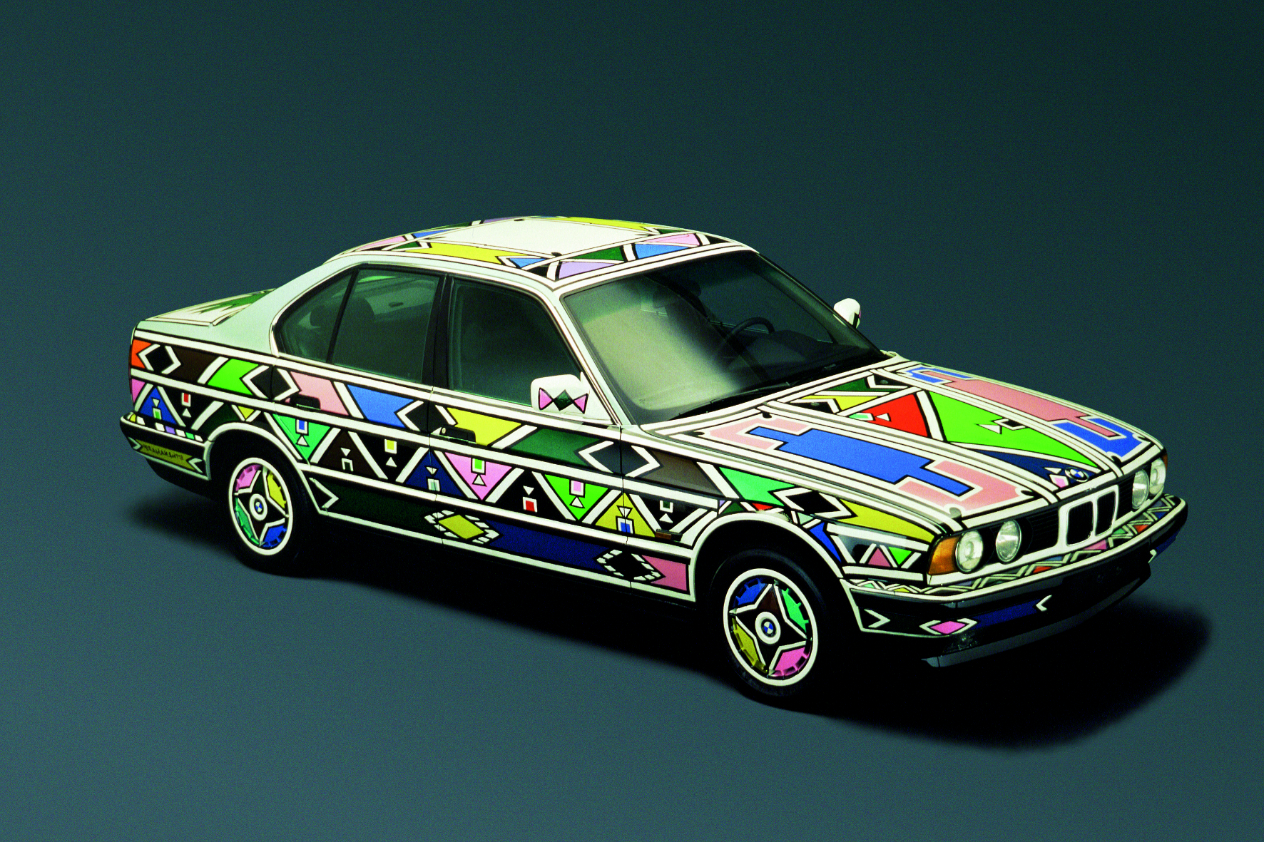 Esther Mahlangus BMW Art Car von 1991 - ein BMW 525i.